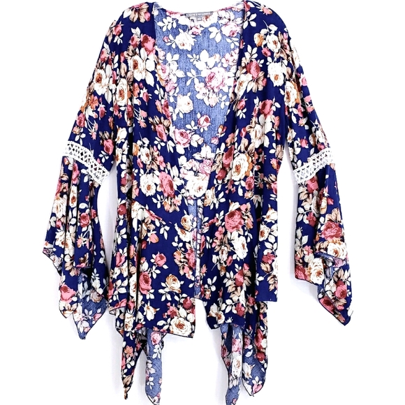 Kate & Mallory Tops - NWOT Kate & Mallory Autumn Garden Floral Cardigan